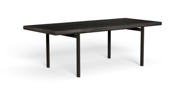 Talenti Allure Esstisch – Moderner Outdoor-Esstisch mit Aluminiumrahmen und Holzplatte